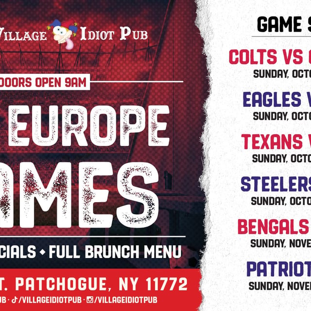 NFL EUROPE GAME SPECIALS