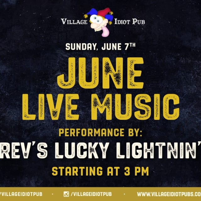 Rev’s Lucky Lightnin’ Live at Village Idiot Pub
