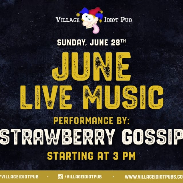 Strawberry Gossip Live at Village Idiot Pub
