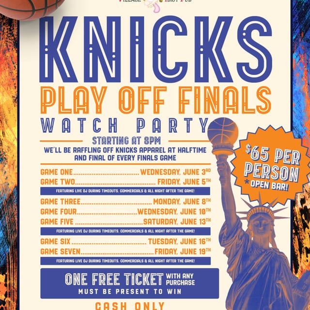 Knicks NBA Finals Watch Party